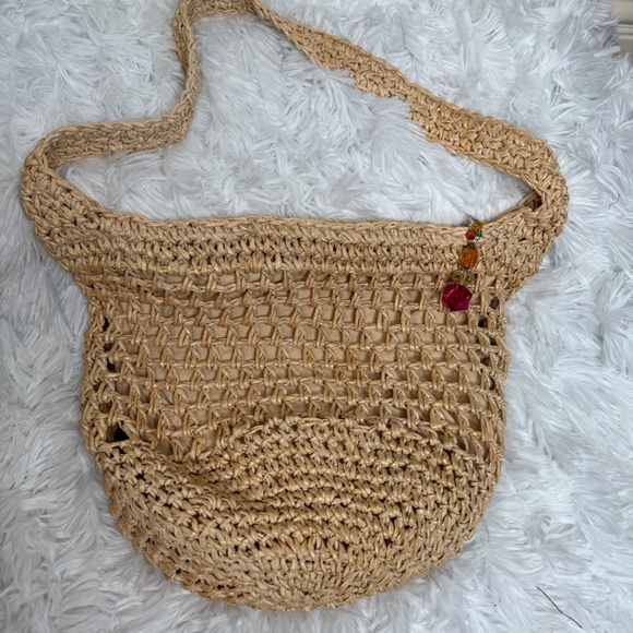 Cappelli Jeweled Straw Purse/Bag - Picture 3 of 12